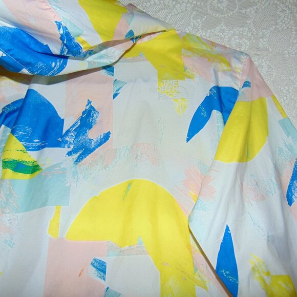 The North Face Windbreaker Jacket Girls L 14/16 Multi Colorbock Rain Coat Youth - Picture 8 of 11